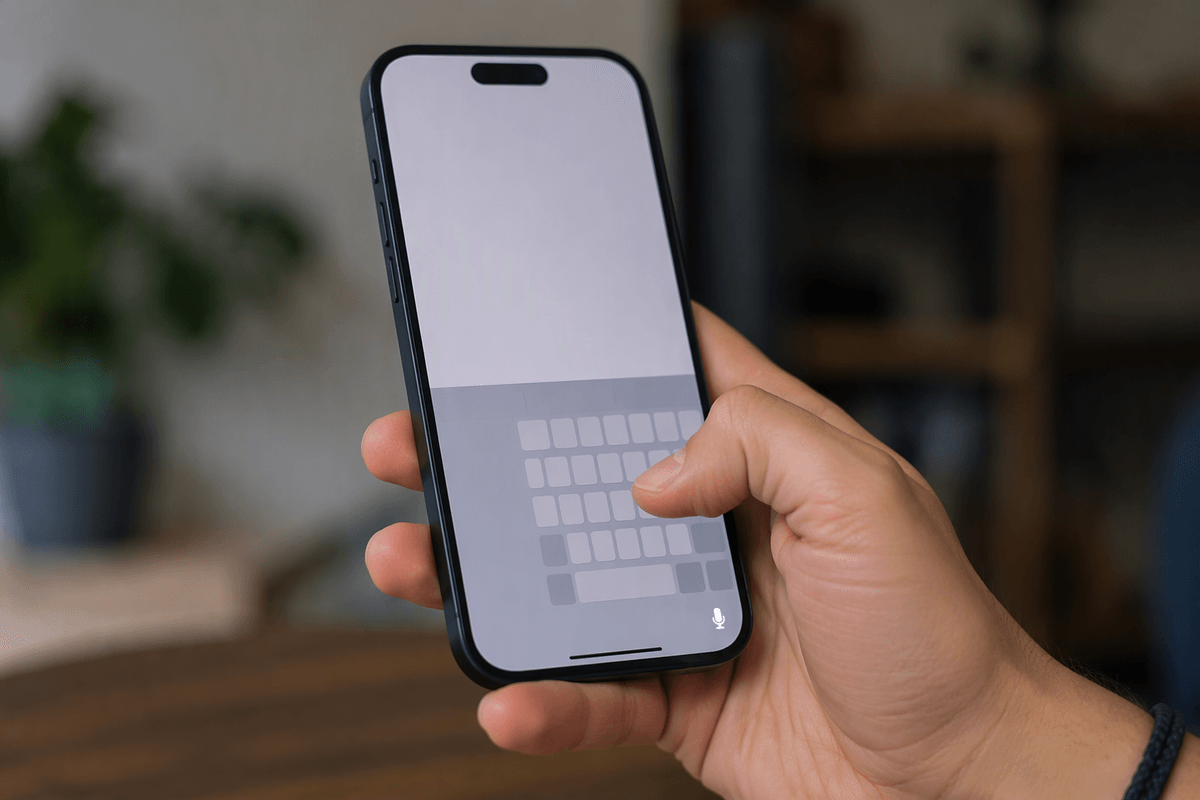 Make typing and text editing doable with one thumb