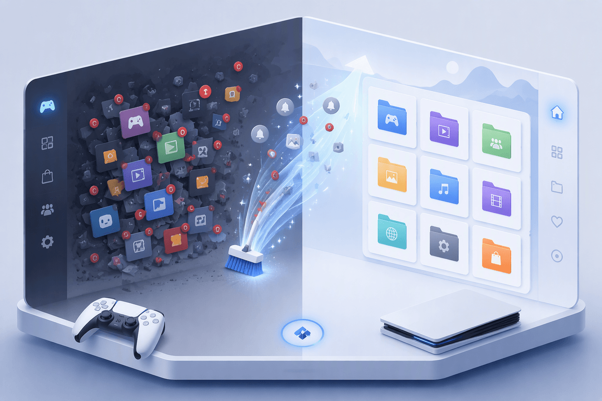 Speed up the home screen without losing your library