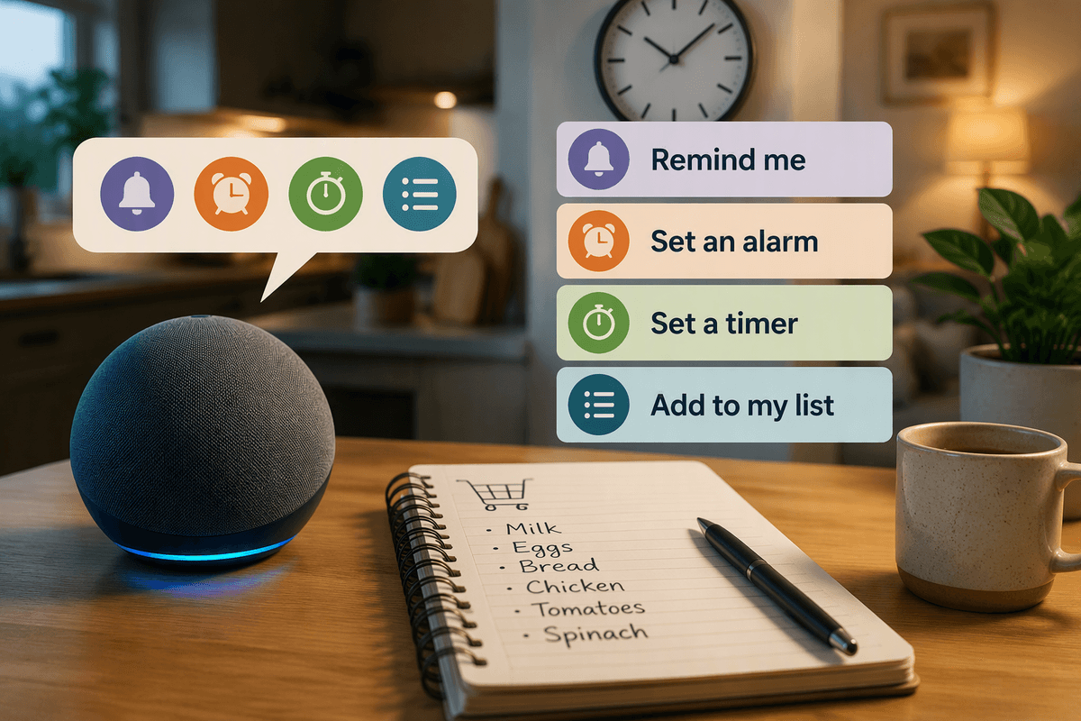 How to Set Up Reminders, Alarms, Timers, and Lists With Alexa