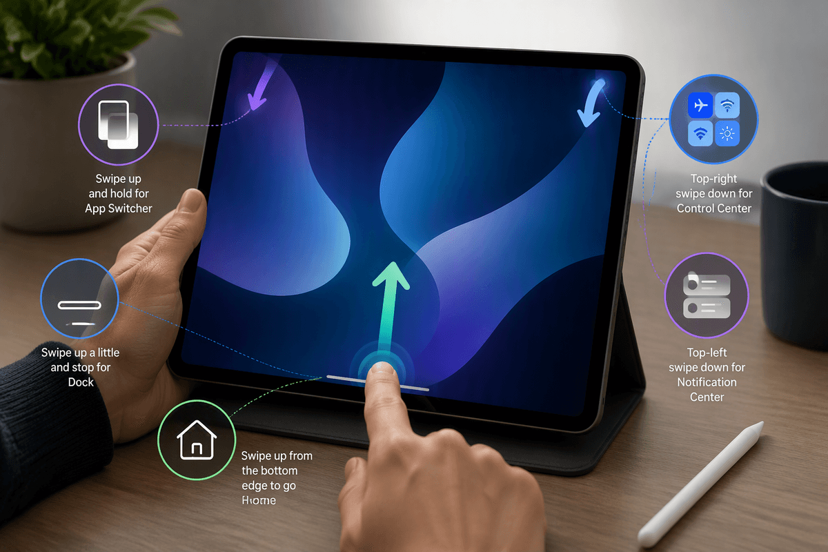 How to Navigate Your iPad Pro and iPad Air Without a Home Button
