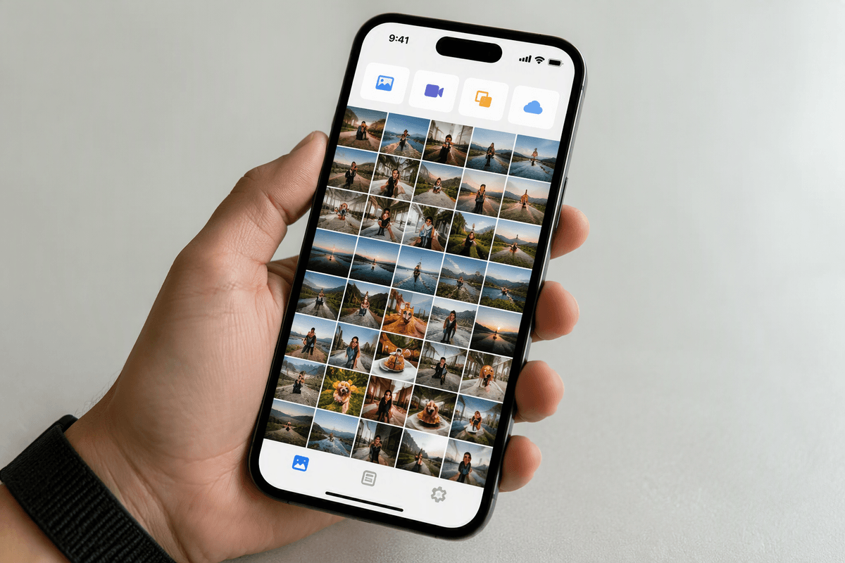 Start with a quick audit of your current photo mess
