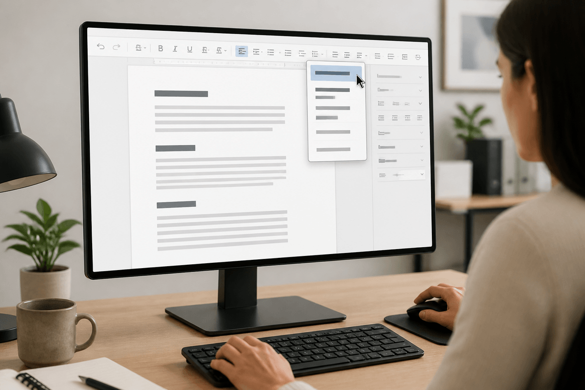 Formatting in Docs: styles first, then the fine tweaks