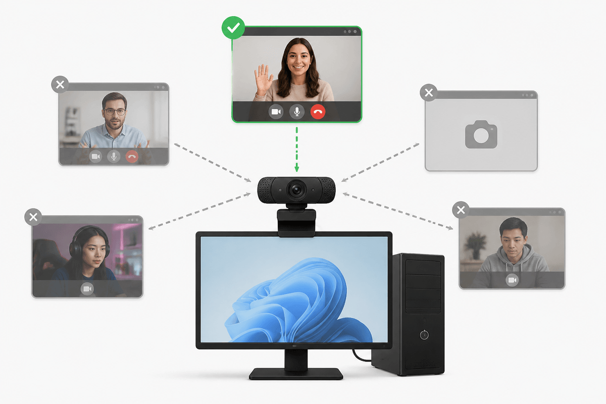 Is your camera actually in use somewhere else?